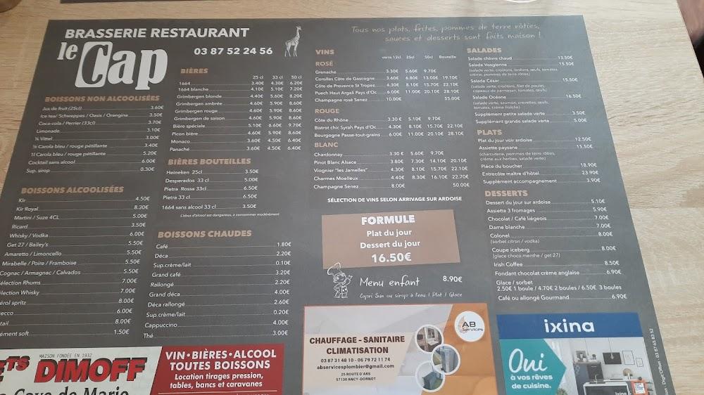 Le Cap - Menu Image 2